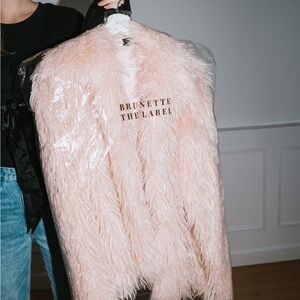 BRAND NEW WITH TAGS! Brunette The Label Blush ALFIE Jacket